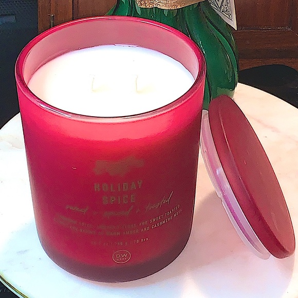 DW HOME CANDLE HOLIDAY SPICE SWEET SPICED TOASTED NEW 26.7 oz 2 WICK - Picture 2 of 5